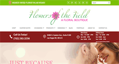 Desktop Screenshot of flowersofthefieldlasvegas.com